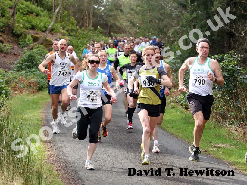 2012 Run Northumberland 10k Road Race, Cragside, Rothbury, Northumberland.